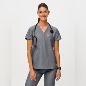 Figs Graphite Catarina Scrub Top XXL
